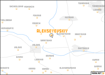 map of Alekseyevskiy