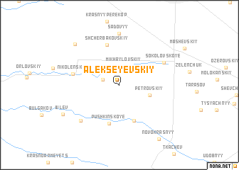 map of Alekseyevskiy
