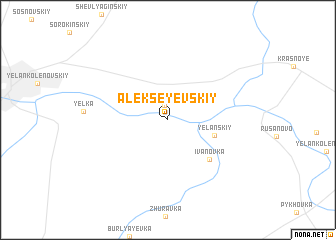 map of Alekseyevskiy