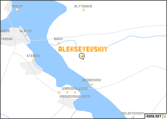 map of Alekseyevskiy