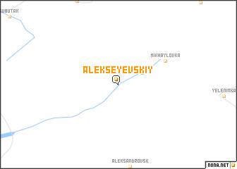 map of Alekseyevskiy