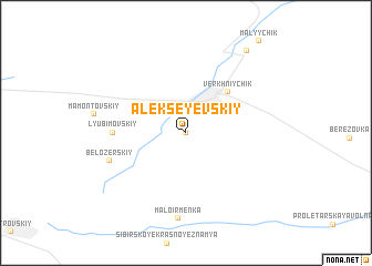 map of Alekseyevskiy