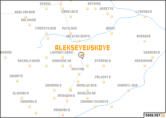 map of Alekseyevskoye