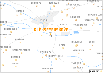 map of Alekseyevskoye