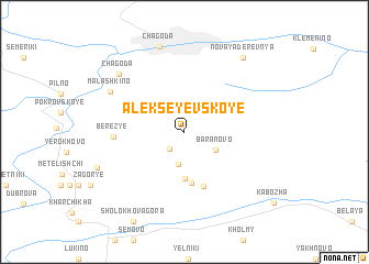 map of Alekseyevskoye