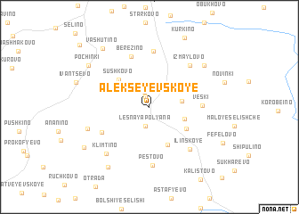 map of Alekseyevskoye