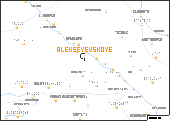 map of Alekseyevskoye