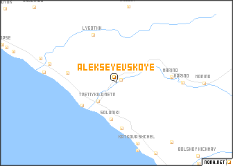 map of Alekseyevskoye