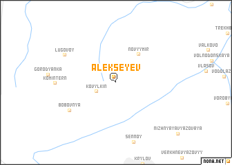 map of Alekseyev