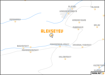 map of Alekseyev