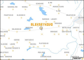 map of Alekseykovo