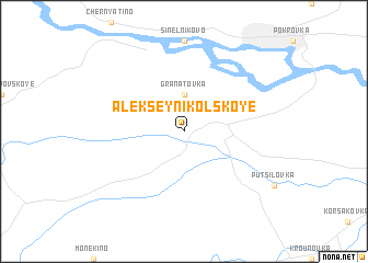 map of Aleksey-Nikol\