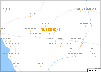 map of Aleksichi