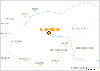 map of Aleksichi