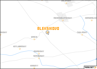 map of Aleksikovo