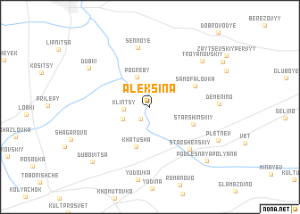 map of Aleksina