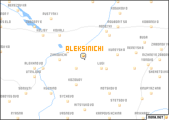 map of Aleksinichi
