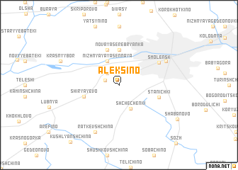 map of Aleksino