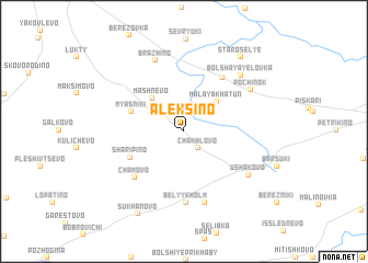 map of Aleksino