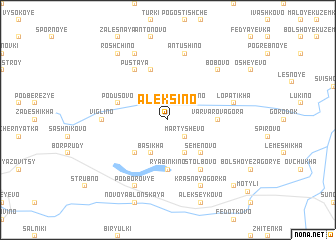 map of Aleksino