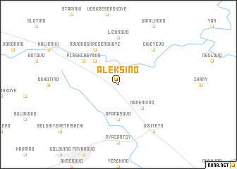 map of Aleksino