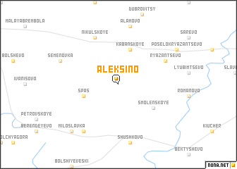 map of Aleksino