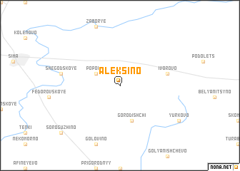 map of Aleksino