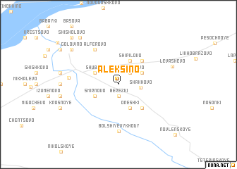 map of Aleksino