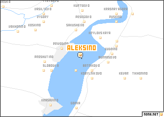 map of Aleksino