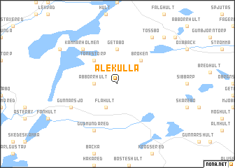 map of Älekulla