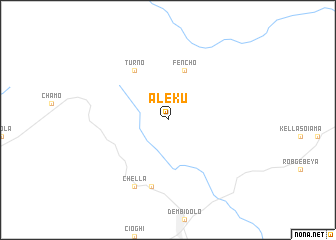 map of Āleku