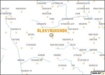 map of Ale Kyaukkhôk