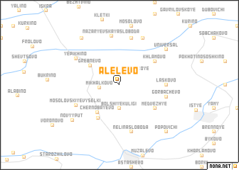 map of Alelëvo