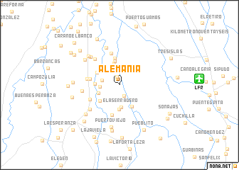 map of Alemania