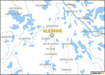 map of Alemania