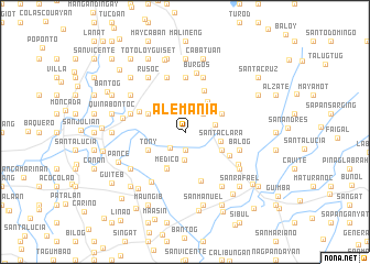 map of Alemania