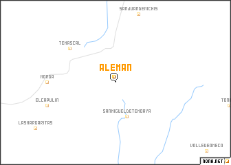 map of Alemán