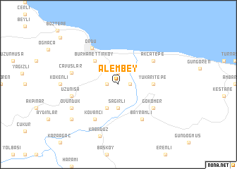 map of Alembey