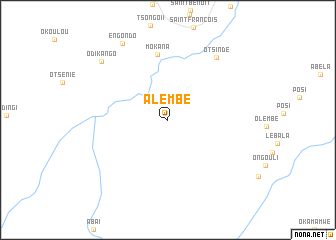 map of Alembé
