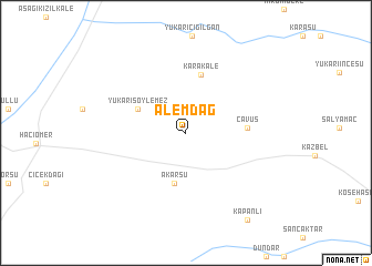 map of Alemdağ