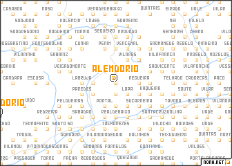 map of Além do Rio