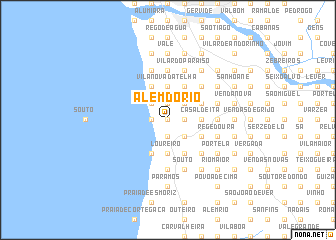 map of Além do Rio