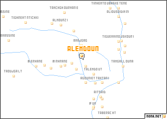 map of Alemdoun