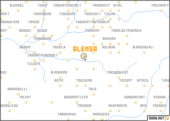 map of Alemsa