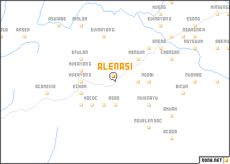 map of Alenasi