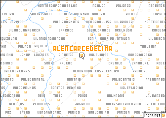 map of Alencarce de Cima