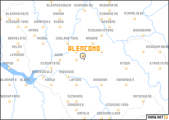 map of Alen-Como