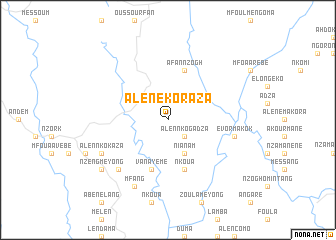 map of Aléne Koraza