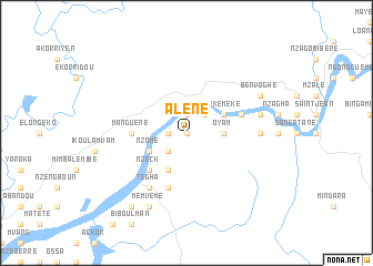 map of Aléné