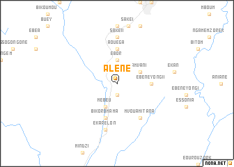 map of Aléné